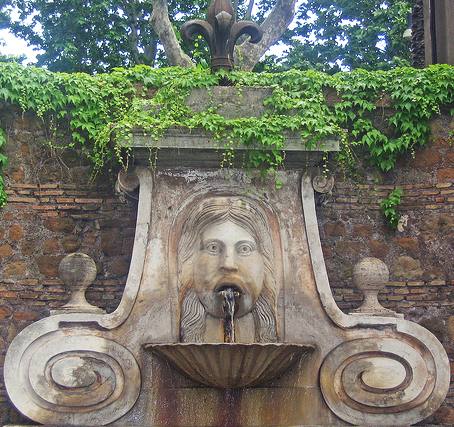 Fountain 'del Macherone' in via Giulia, Rome, XVII century. Click for credits and larger picture