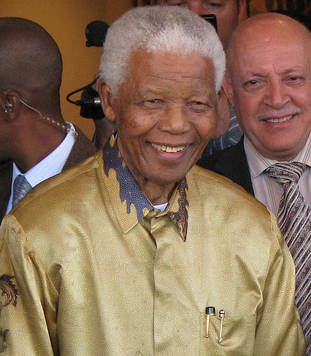 Nelson Mandela in 2008